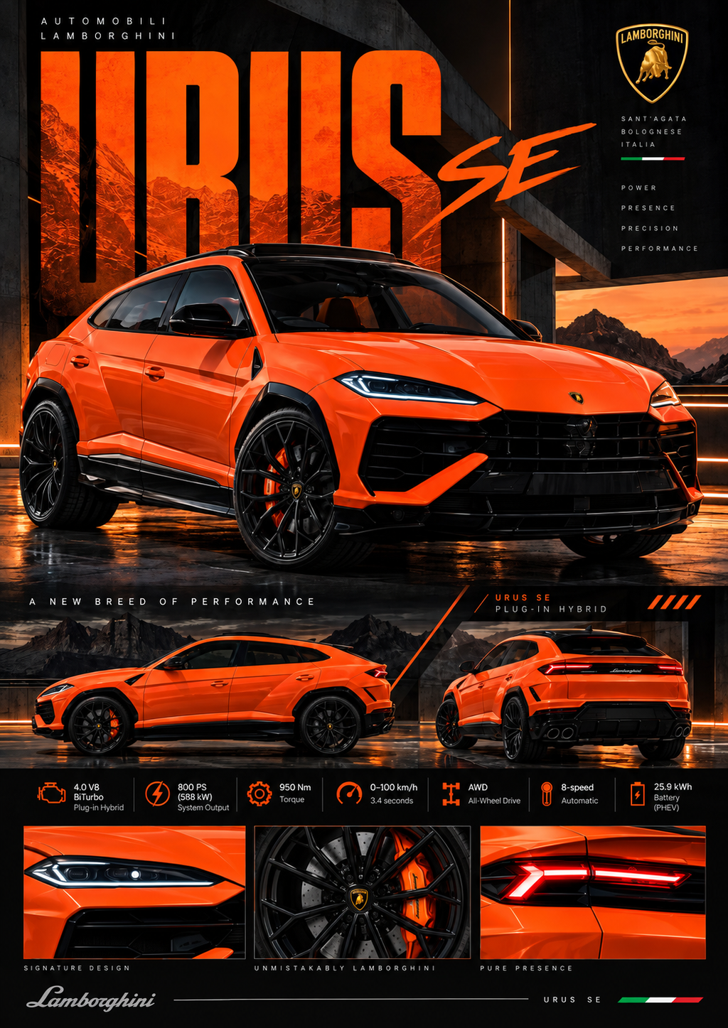 Urus SE Spec Sheet